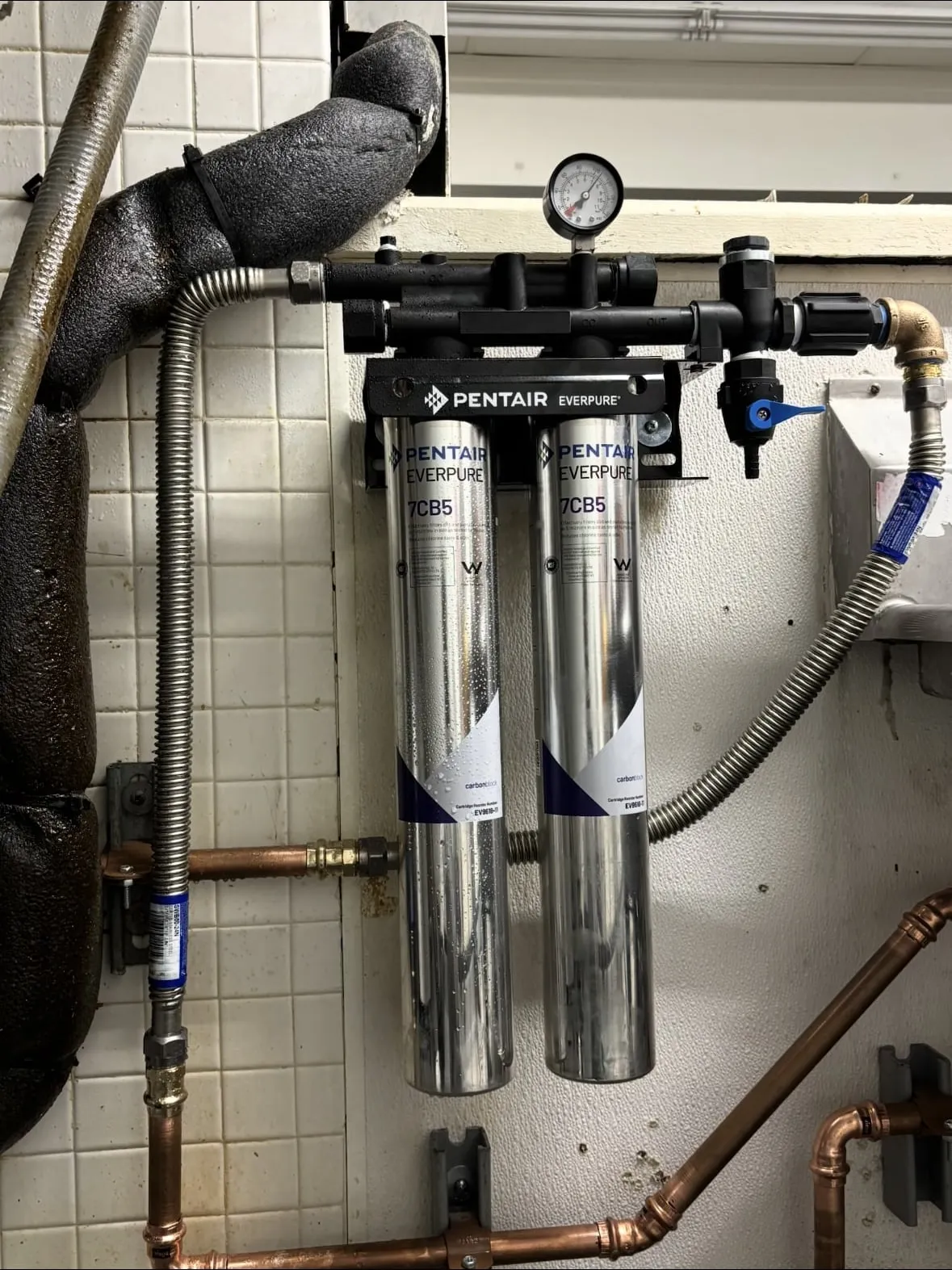 Commercial tenant improvement plumbing installation