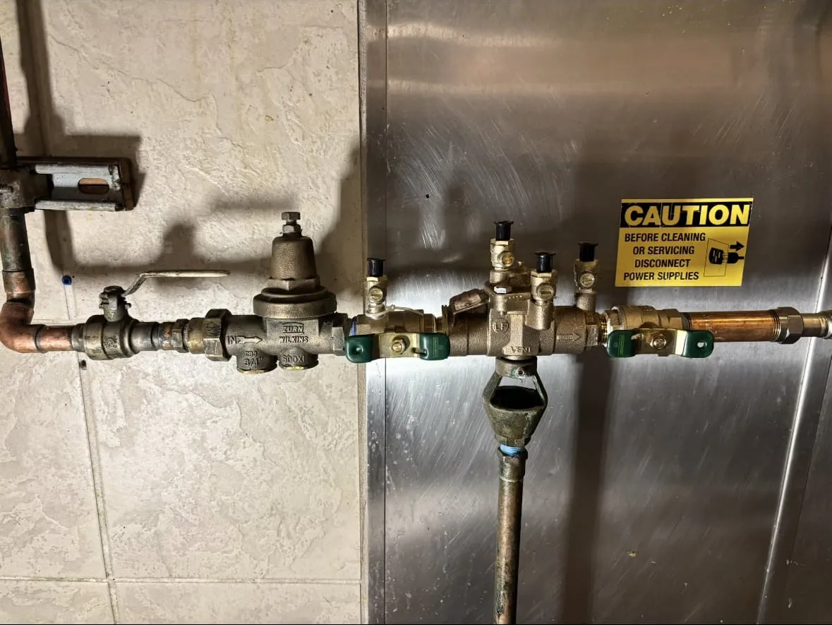 Commercial tenant improvement plumbing installation