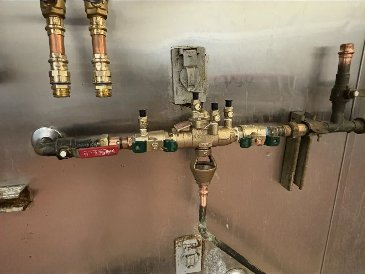 Commercial tenant improvement plumbing installation