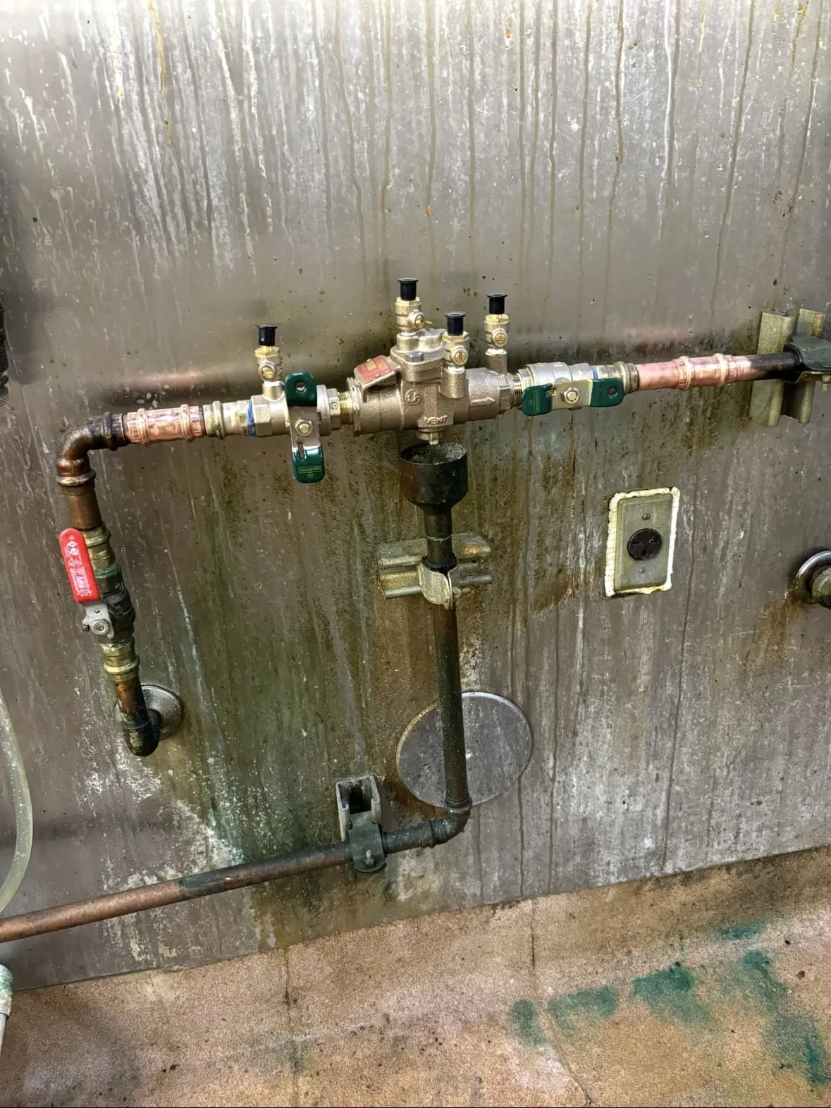 Commercial tenant improvement plumbing installation